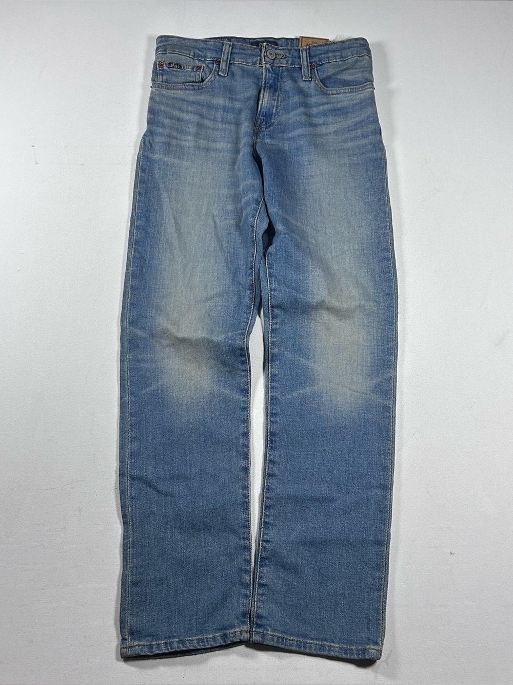 Polo Ralph Lauren Boys Size 12 Hampton Straight Jeans Medium Blue Wash NWT NEW